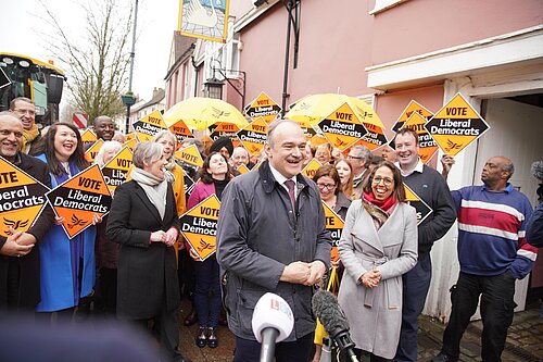 Ed Davey & campaign launch